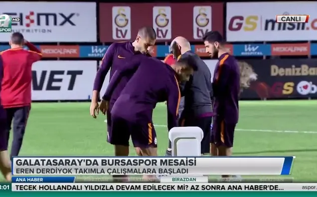 Galatasaray'da Bursaspor mesaisi