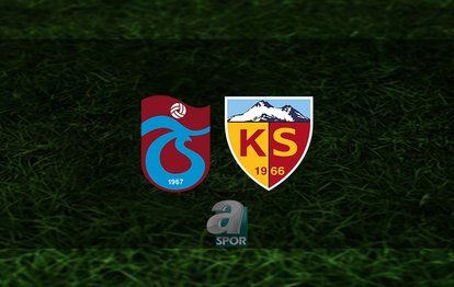 TRABZONSPOR KAYSERİSPOR CANLI İZLE | Trabzonspor - Kayserispor maçı saat kaçta, hangi kanalda canlı yayınlanacak?