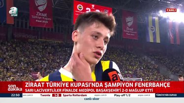 Fenerbahçe'de Arda Güler Başakşehir maçı sonrası konuştu! "Kariyerimdeki ilk kupa"