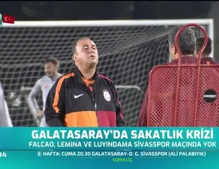 Galatasaray'da sakatlık krizi