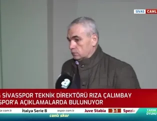 Rıza Çalımbay: Çok güzel bir lig maçı oynandı