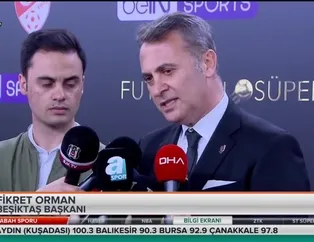 Fikret Orman'dan derbi açıklaması