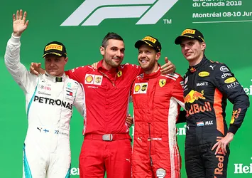 Kanada'da zafer Vettel'in