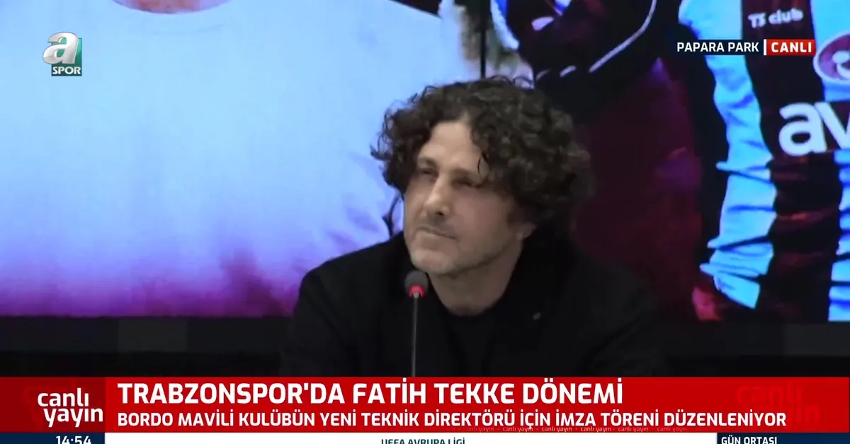 Trabzonspor'da Fatih Tekke: Sözleşme sürem...