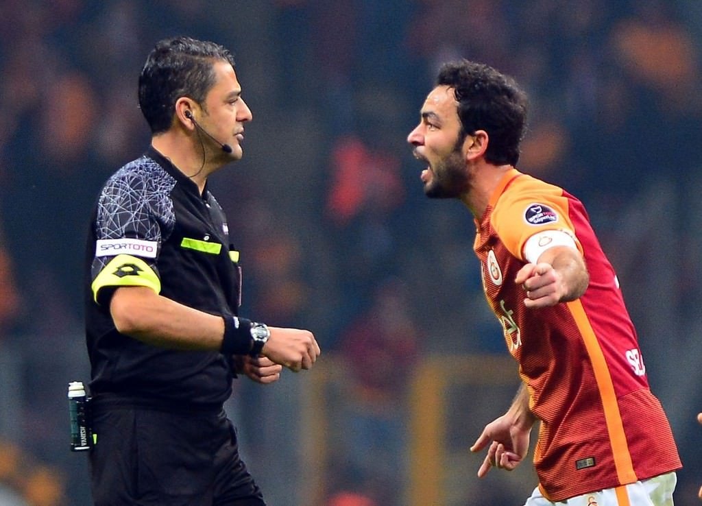 Galatasaray-Beşiktaş karşılaşmasından kareler