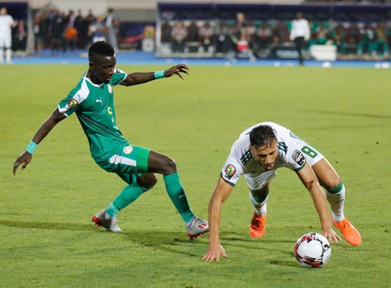 Senegal - Cezayir  maçından kareler...