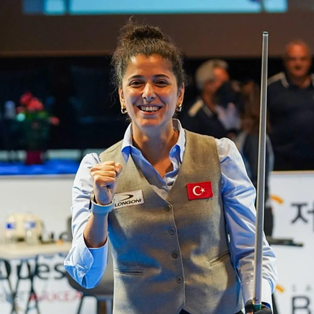 Milli bilardocu Güzin Müjde Karakaşlı, dünya şampiyonu oldu