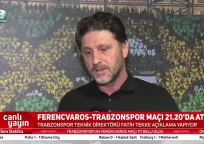 Fatih Tekke: Umarım ilk golü biz atarız!