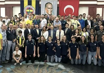 Fenerbahçe'de bayramlaşma töreni yapıldı