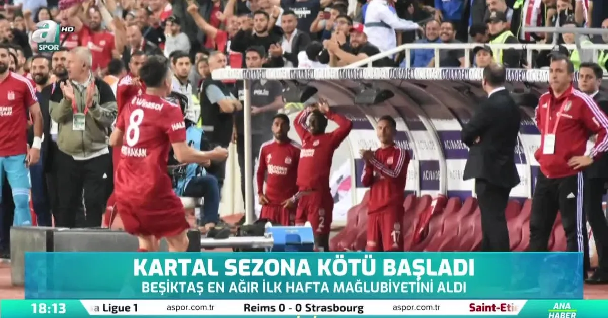 Kartal sezona kötü başladı