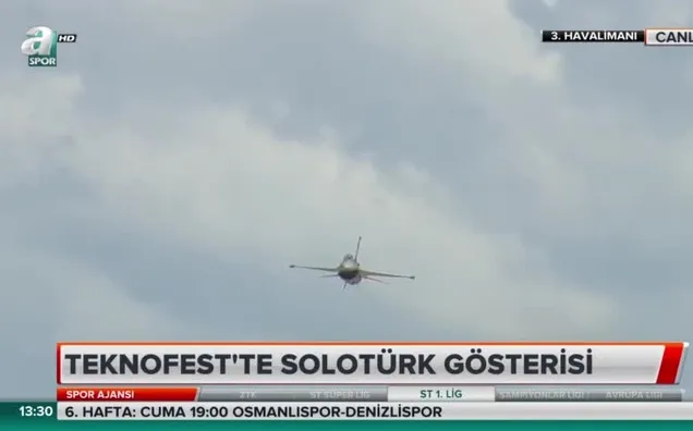 Teknofest'te SoloTürk resitali