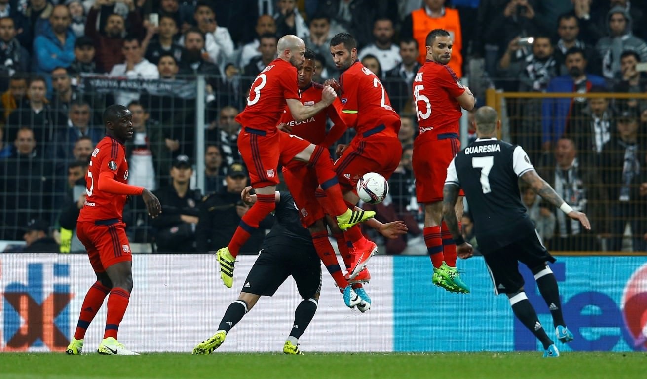 Beşiktaş - O.Lyon maçından kareler