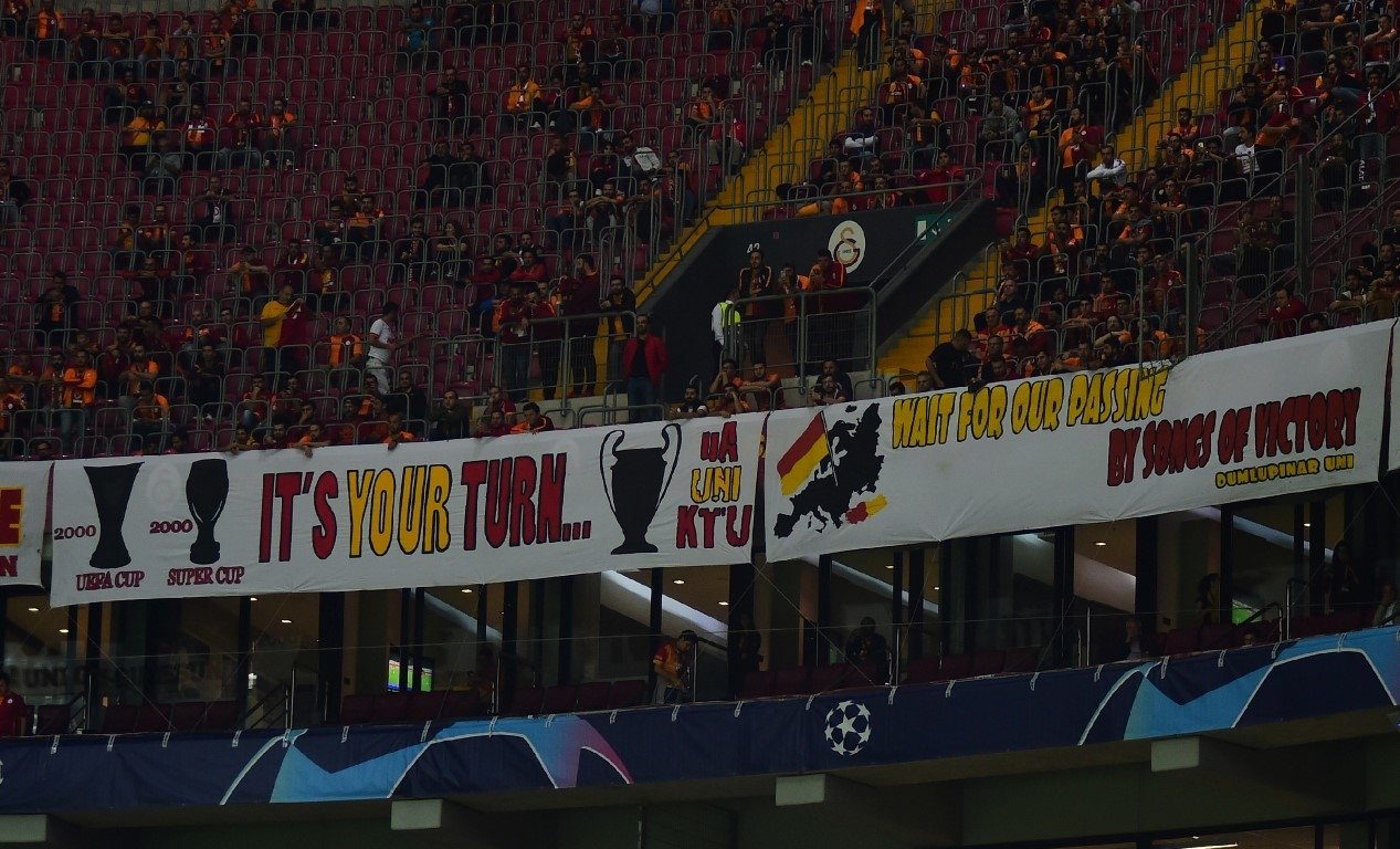 Galatasaray - L.Moskova maçından kareler!