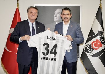 Kurum'dan Beşiktaş'a ziyaret!