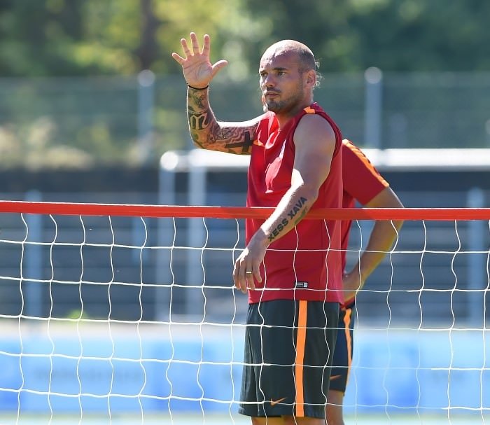 Galatasaray antrenmandan ilginç kareler