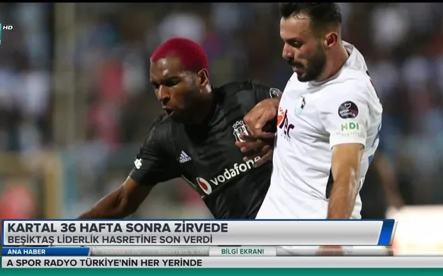 Beşiktaş 36 hafta sonra zirvede