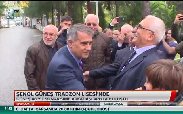 Şenol Güneş Trabzon Lisesi'nde