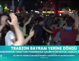 Trabzon bayram yerine döndü