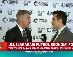 Trabzonspor Başkanı Ahmet Ağaoğlu A Spor'un sorularını yanıtladı