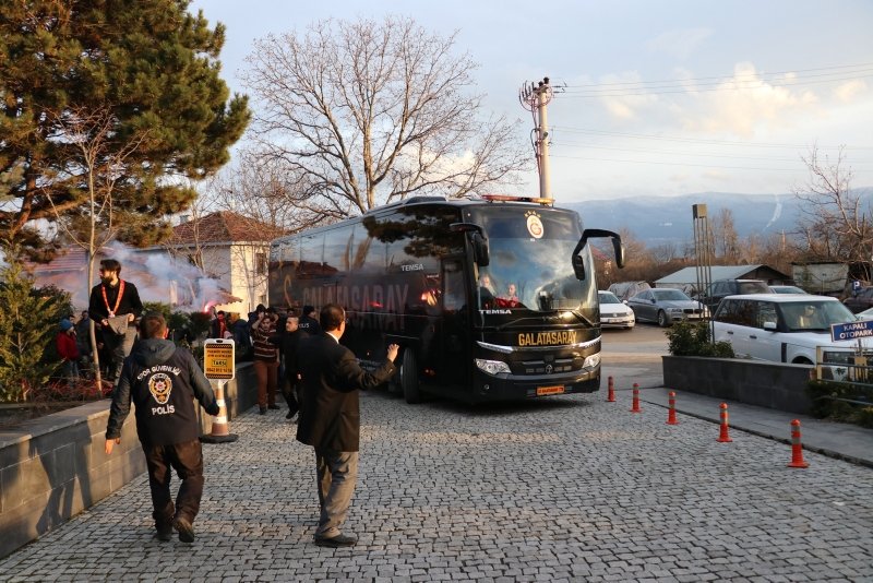 Bolu’da Galatasaray izdihamı yaşandı