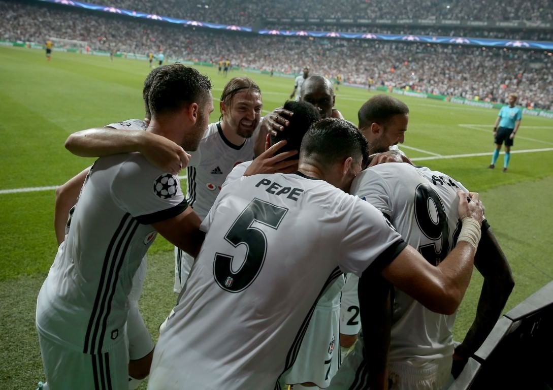 Beşiktaş-Leipzig karşılaşmasından kareler