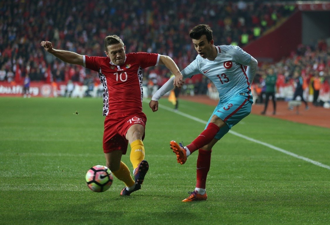 Türkiye - Moldova maçından kareler