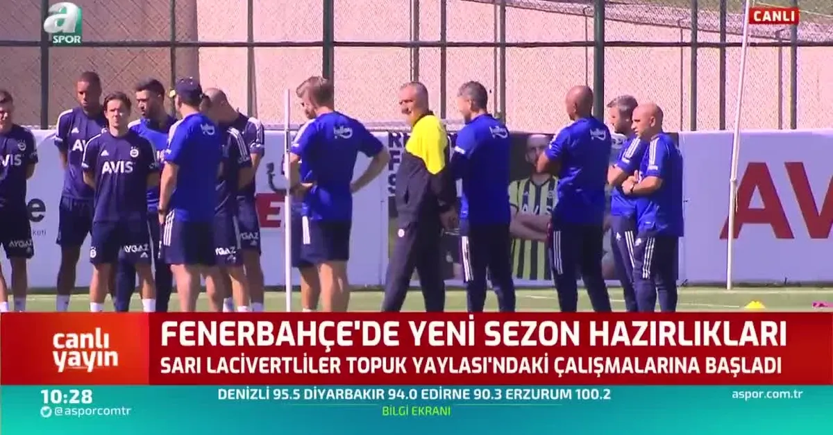 Fenerbahçe'de yeni sezon hazırlıkları