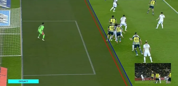 Fenerbahçe - Yeni Malatyaspor maçında Serdar Dursun'un golü ofsayta takıldı! - 1