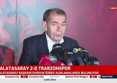 Dursun Özbek'ten hakem tepkisi: Birileri işi sıkı tutuyor!