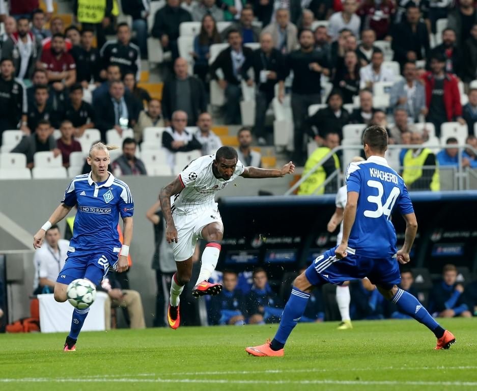 Beşiktaş- Dinamo Kiev maçından kareler