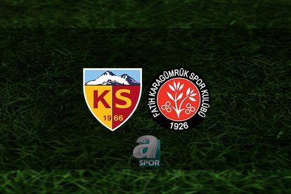 Kayserispor - Fatih Karagümrük maçı ne zaman?