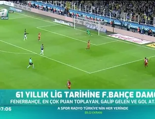 61 yıllık lig tarihine Fenerbahçe damgası