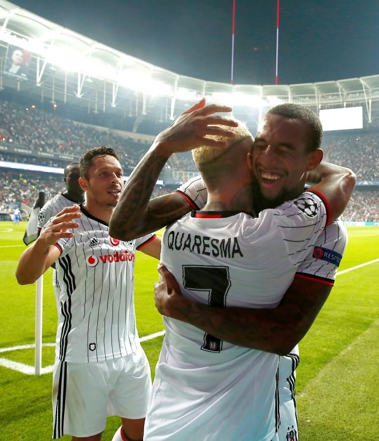 Beşiktaş- Dinamo Kiev maçından kareler