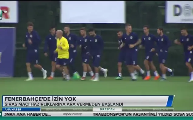 Fenerbahçe'de izin yok