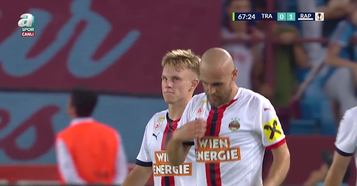 GOL | Trabzonspor 0 - 1 Rapid Wien