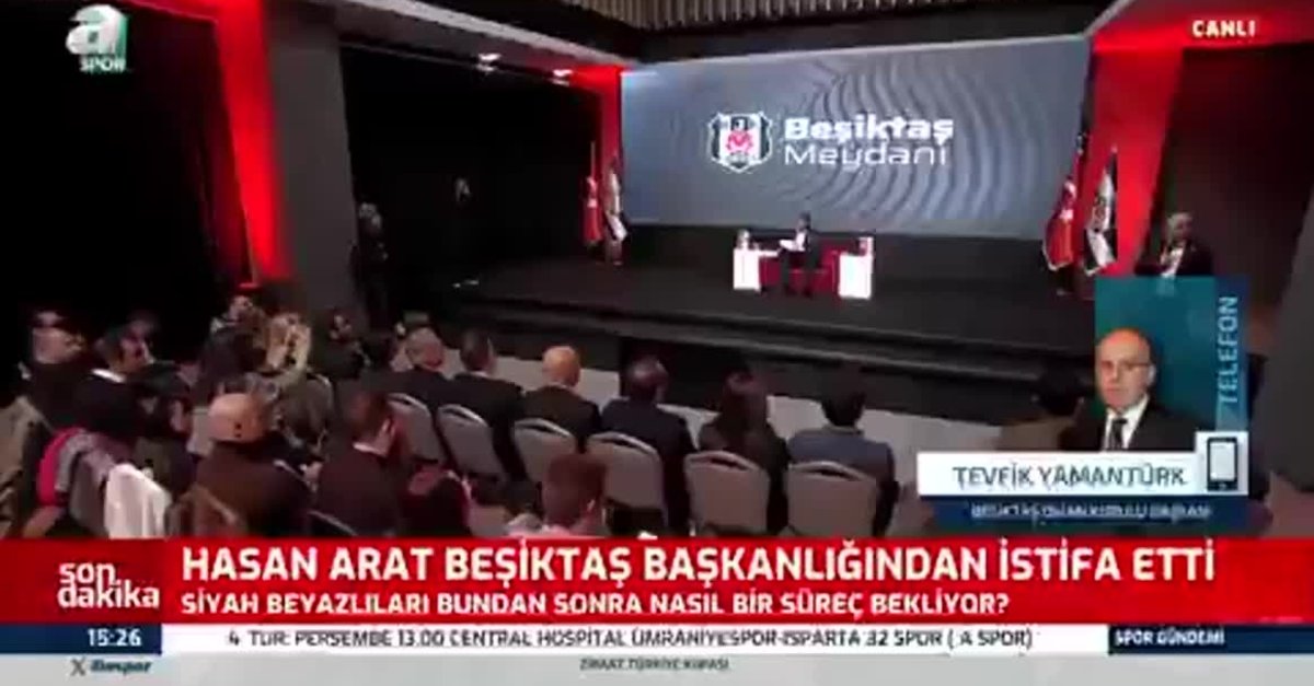 Yamantürk Beşiktaş'ın yeni başkanını açıkladı!