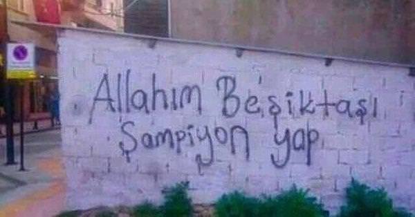 Beşiktaş taraftarının efsaneleşmiş yazıları