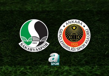 Sakaryaspor - Gençlerbirliği maçı saat kaçta?