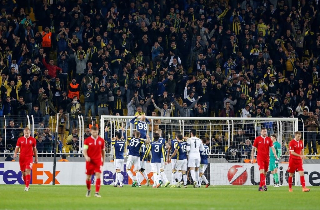 Fenerbahçe - Zorya Luhansk maçından kareler