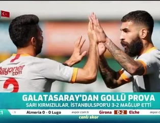 Galatasaray'dan gollü prova