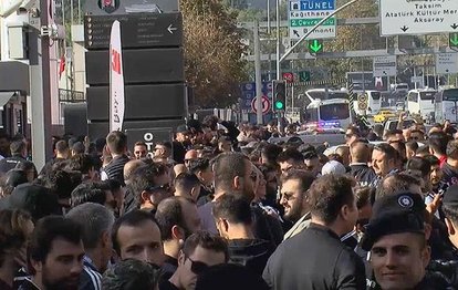 Beşiktaşlı taraftarlar Rams Park’ta