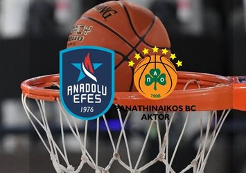 Anadolu Efes - Panathinaikos | CANLI