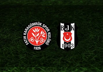 Karagümrük-Beşiktaş maçına dair tüm bilgiler!