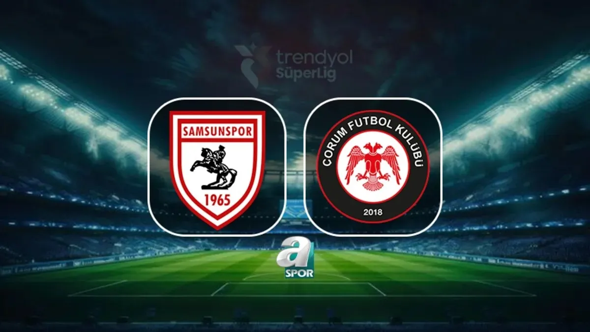 Samsunspor-Arca Çorum FK CANLI MAÇ | Trendyol Süper Lig 5. hafta