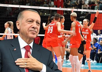 Başkan Erdoğan'dan Filenin Sultanları'na tebrik!