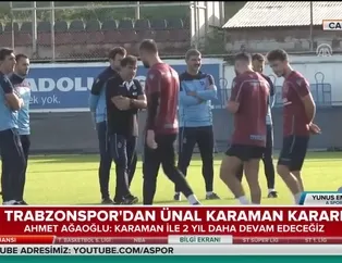 Trabzonspor'dan Ünal Karaman kararı