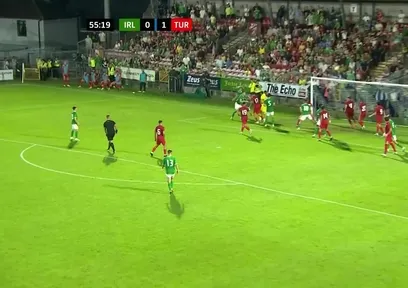 GOL | İrlanda U21 1-1 Türkiye U21