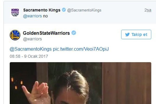 Warriors’tan Sacramento’ya Nusret’li cevap