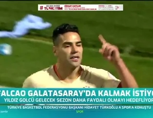 Falcao Galatasaray'da kalmak istiyor