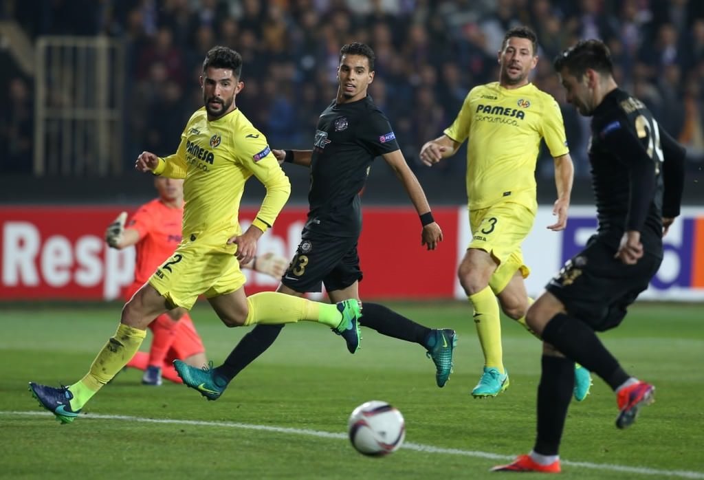 Osmanlıspor - Villarreal maçından kareler